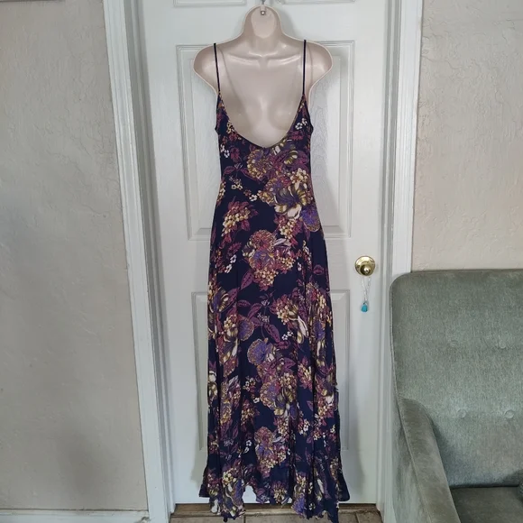 NWOT Free People Strawberry Lemonade Maxi Dress, Size 4